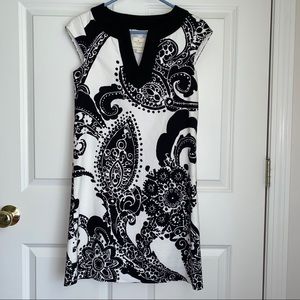 NWT Kate Spade Black & White Print Dress